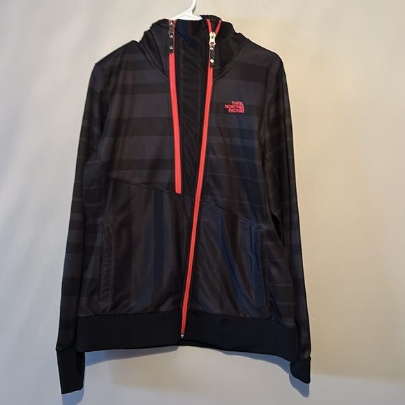 The North Face Tops - The North Face Black and Red Women's Hoodie